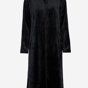Badekåbe i fleece med sidelommer